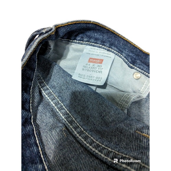 Men's Wrangler Jeans 9760WDR  Size 44 x 30 Relaxed Fit - Picture 7 of 9